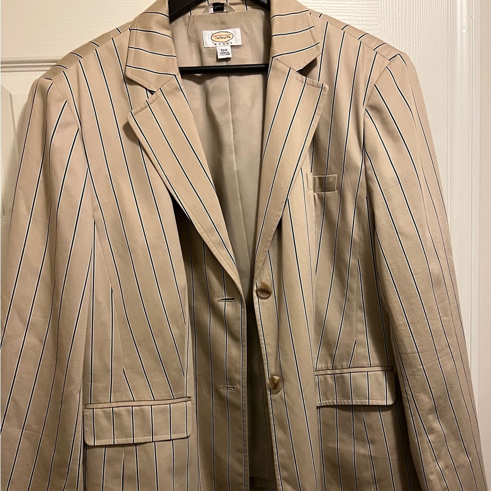 Blazer with stripes